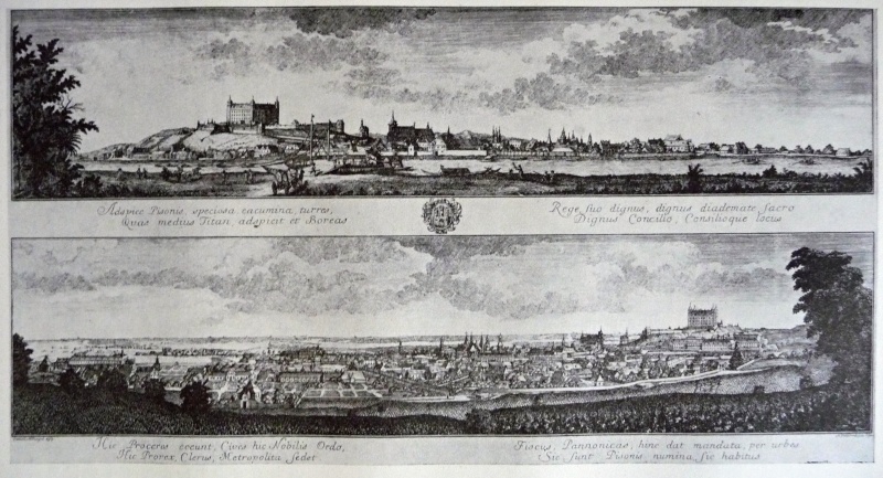 Mikovíniho pohľady na Bratislavu r. 1735