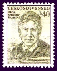 Elena Maróthy-Šoltésová na poštovej známke